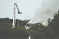 Tackling the blaze at Hill House, 2005